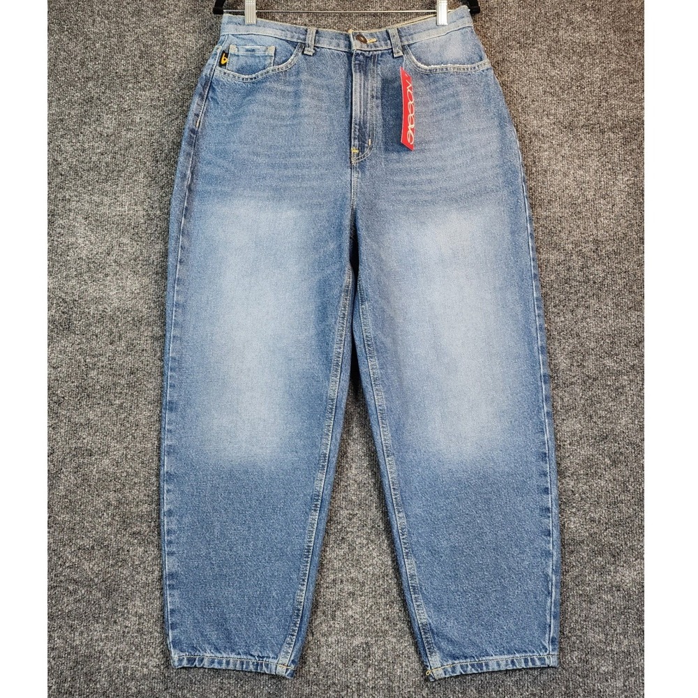 Sasson Women Retro 90s High Rise Tapered Leg Streetwear Denim Jeans Size 30 NWT